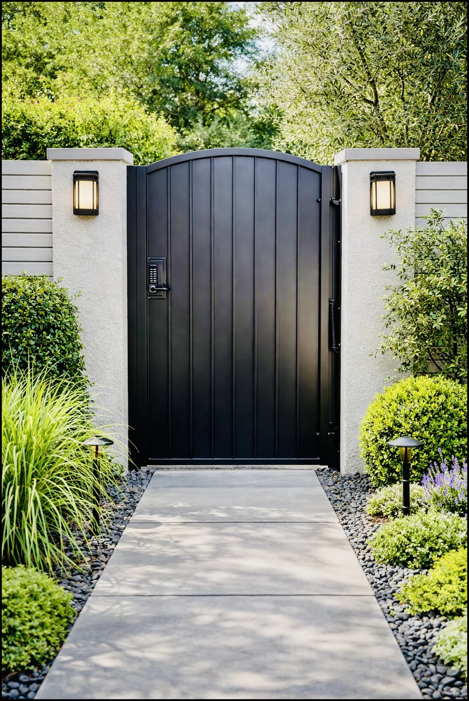 Olson Iron custom iron gate in Las Vegas (600G)