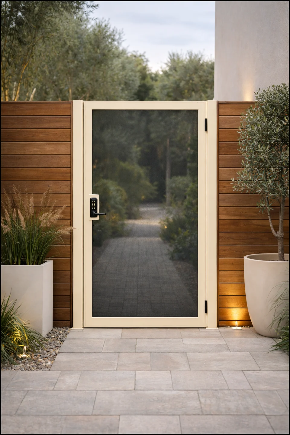 Olson Iron custom iron gate in Las Vegas (609G)