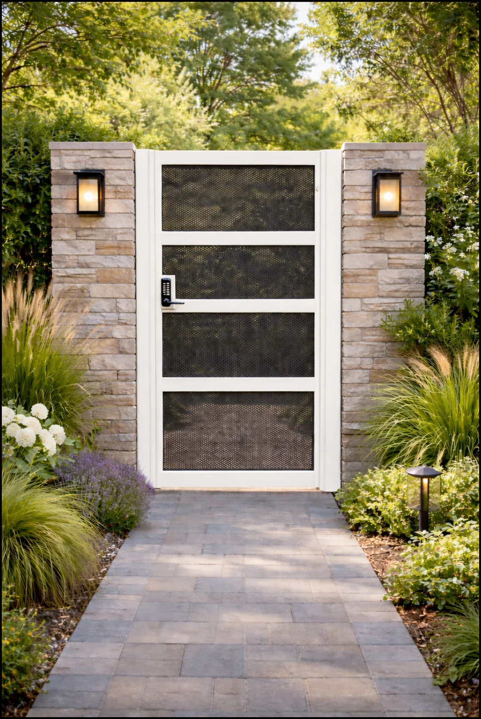 Olson Iron custom iron gate in Las Vegas (619G)