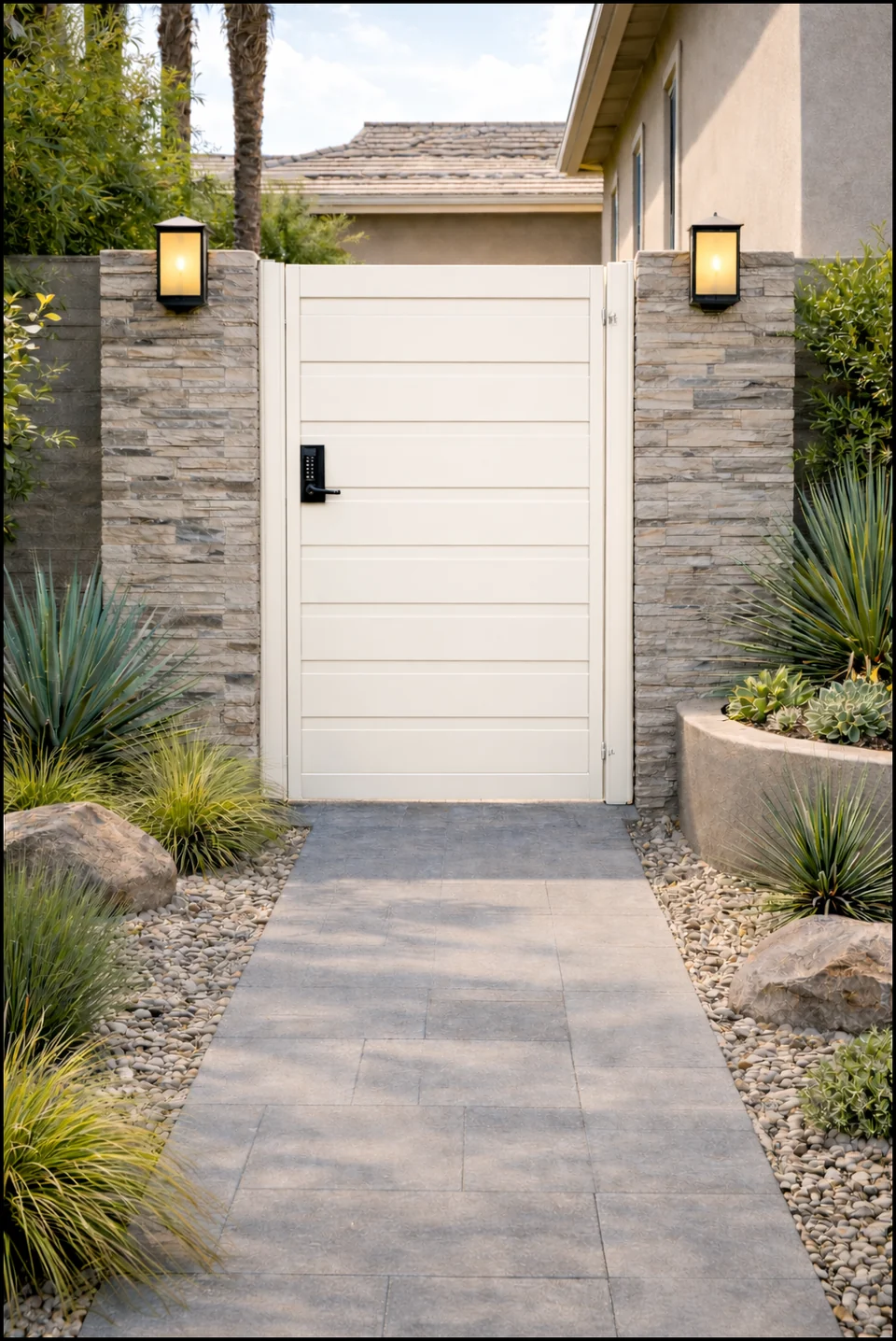 Olson Iron custom iron gate in Las Vegas (620G)