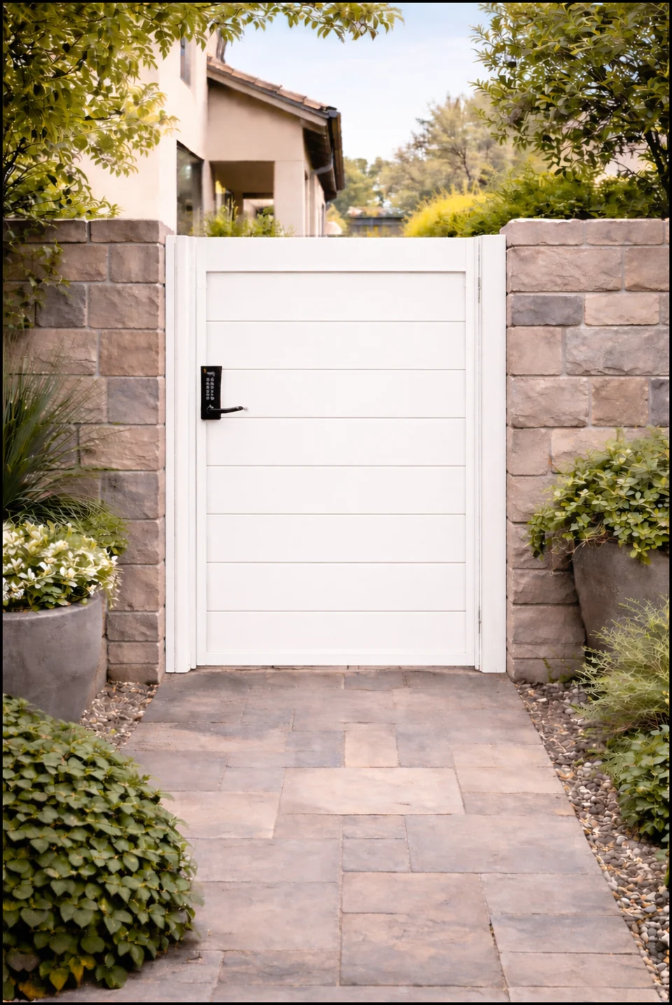 Olson Iron custom iron gate in Las Vegas (623G)