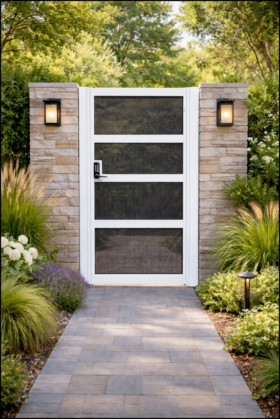 Olson Iron custom iron gate in Las Vegas (625G)