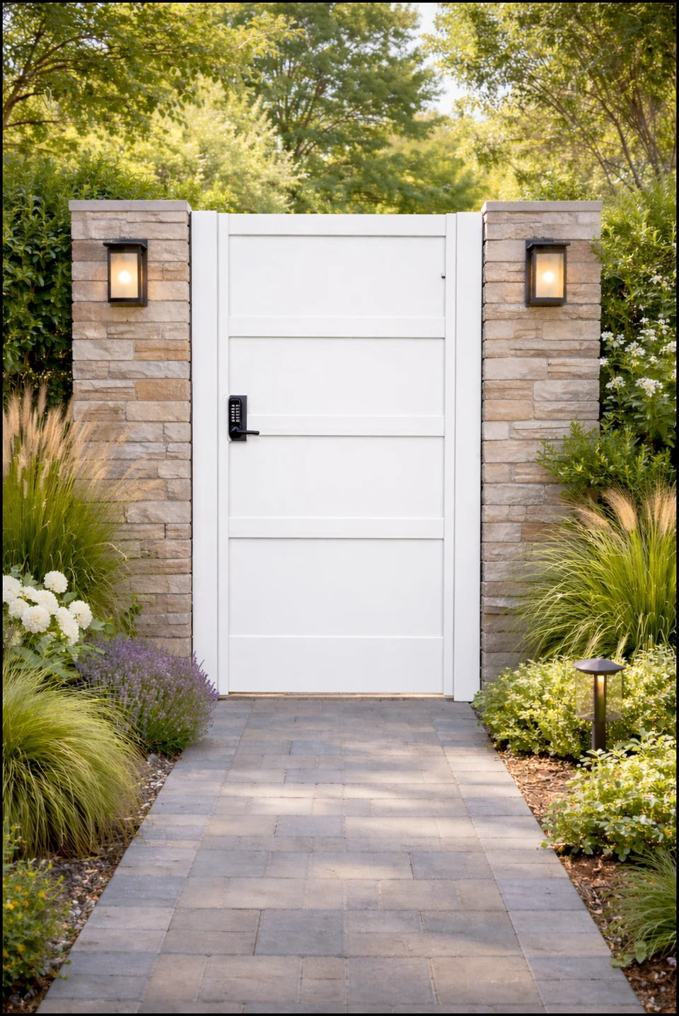 Olson Iron custom iron gate in Las Vegas (626G)