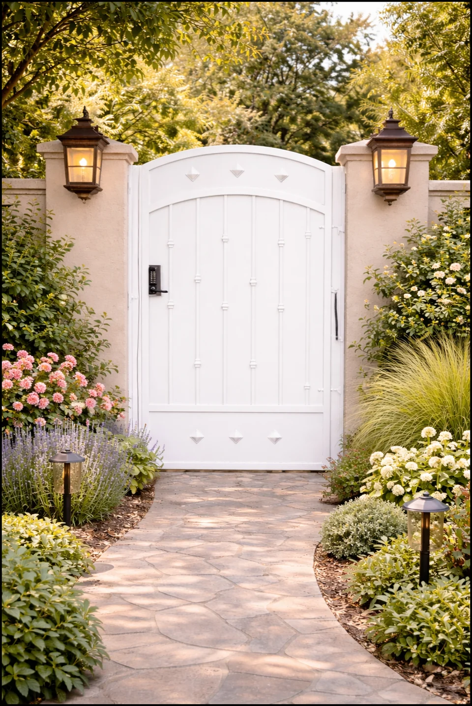 Olson Iron custom iron gate in Las Vegas (628G)