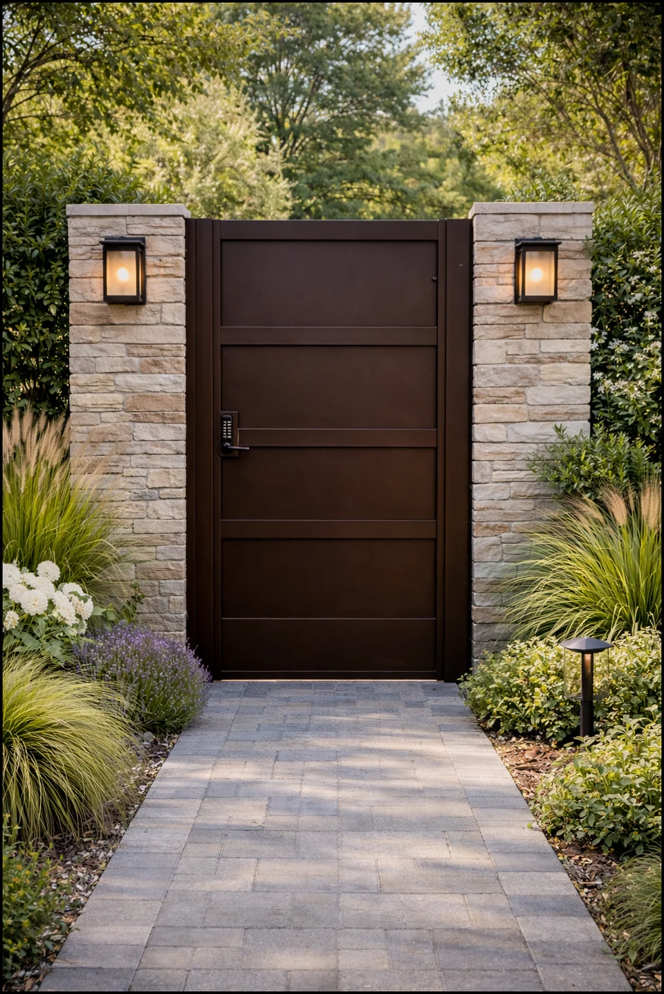 Olson Iron custom iron gate in Las Vegas (630G)