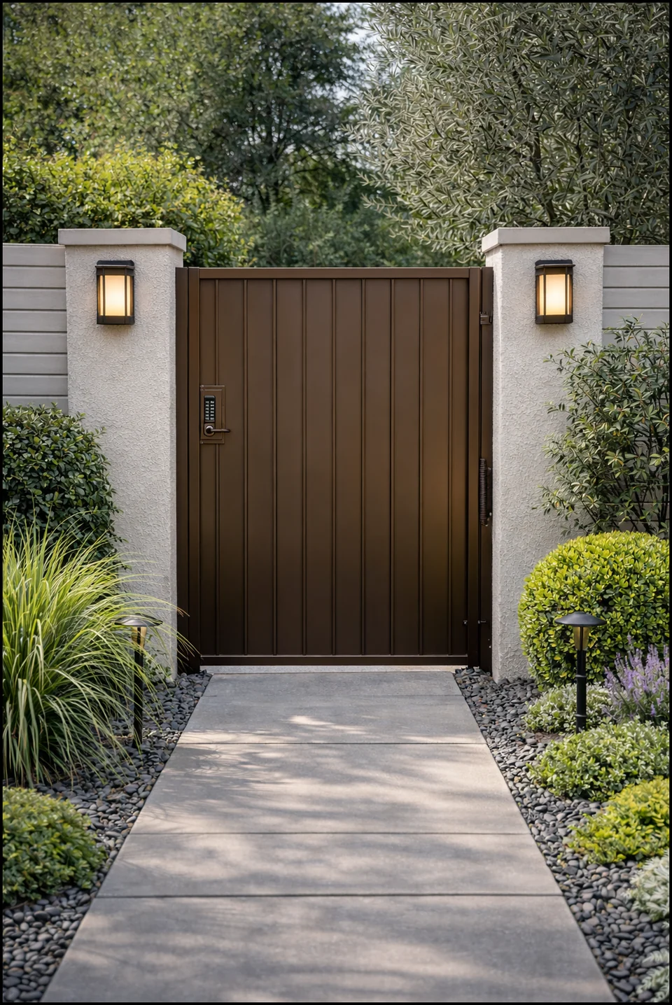 Olson Iron custom iron gate in Las Vegas (635G)