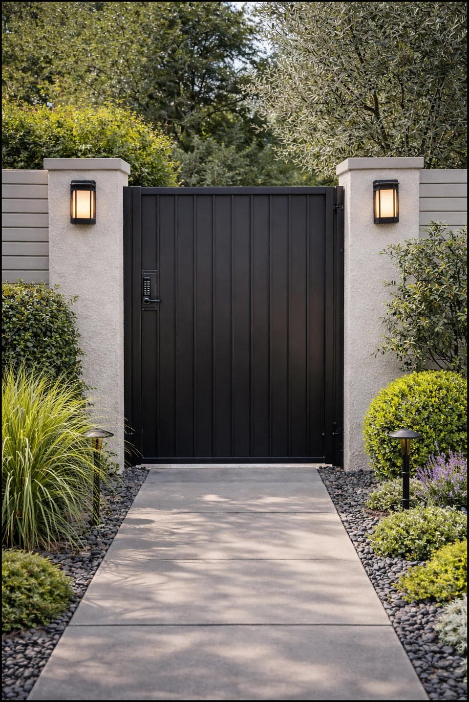 Olson Iron custom iron gate in Las Vegas (636G)