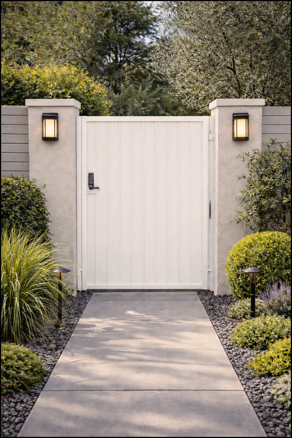 Olson Iron custom iron gate in Las Vegas (638G)