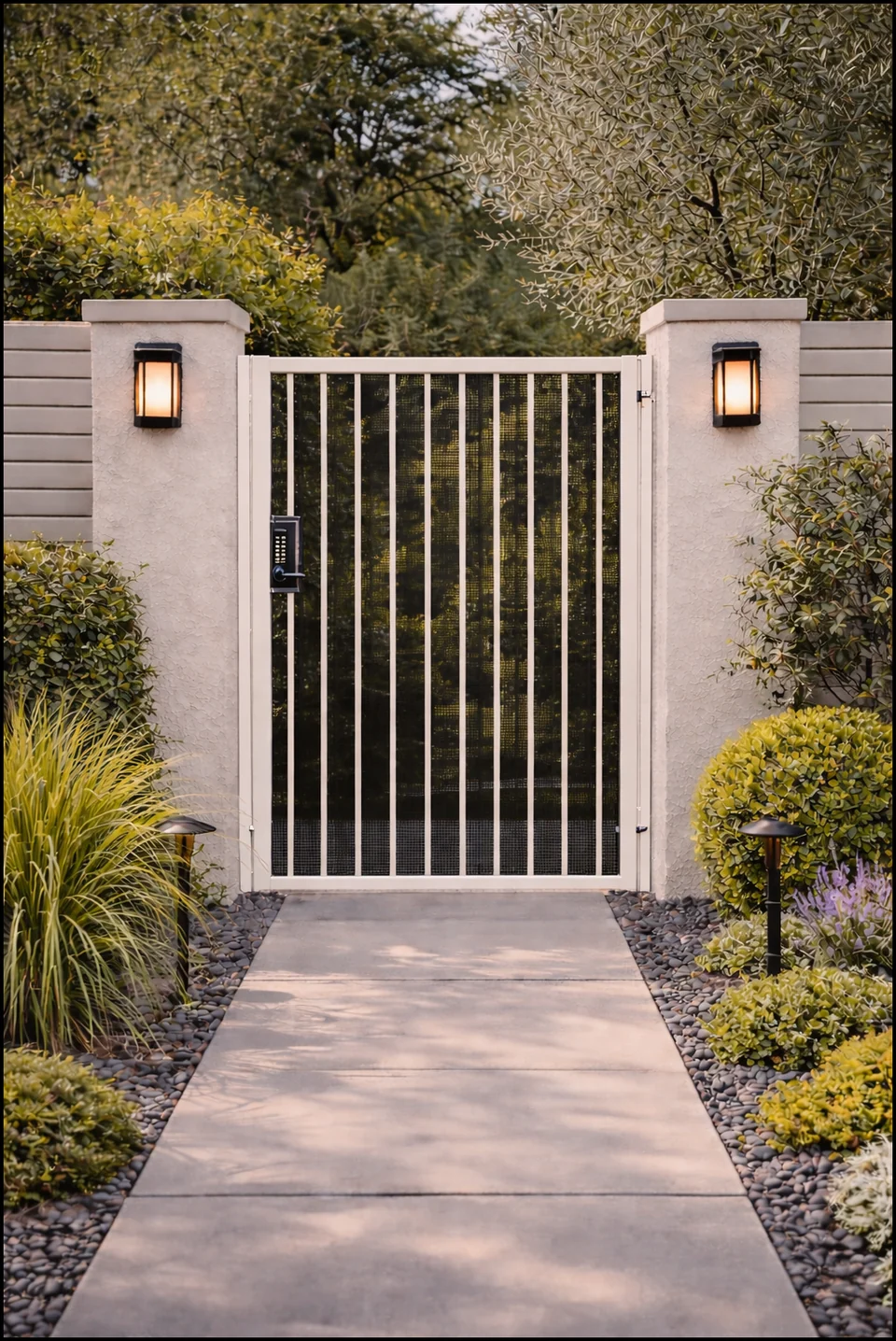 Olson Iron custom iron gate in Las Vegas (639G)