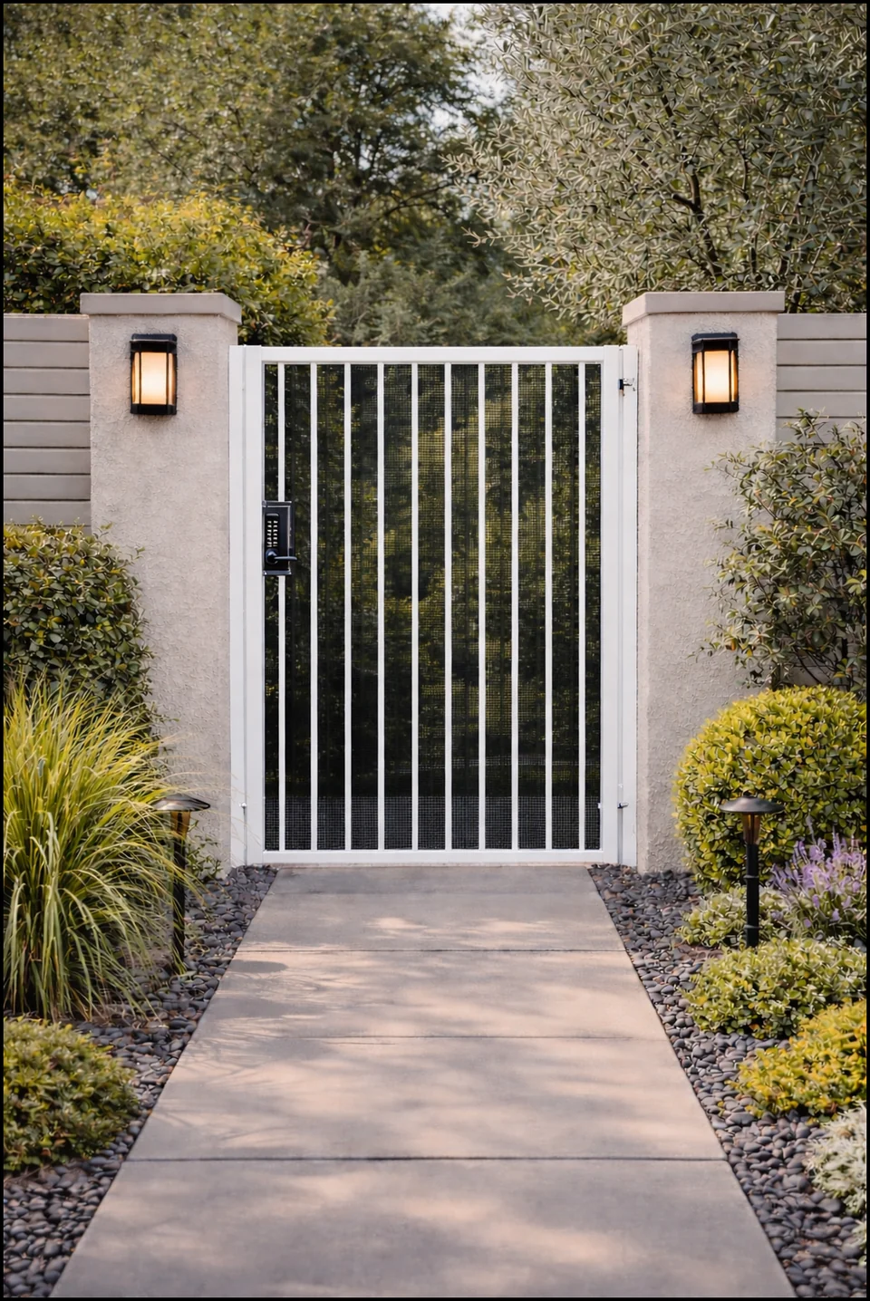 Olson Iron custom iron gate in Las Vegas (641G)