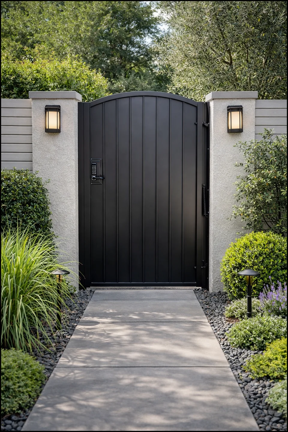Olson Iron custom iron gate in Las Vegas (642G)