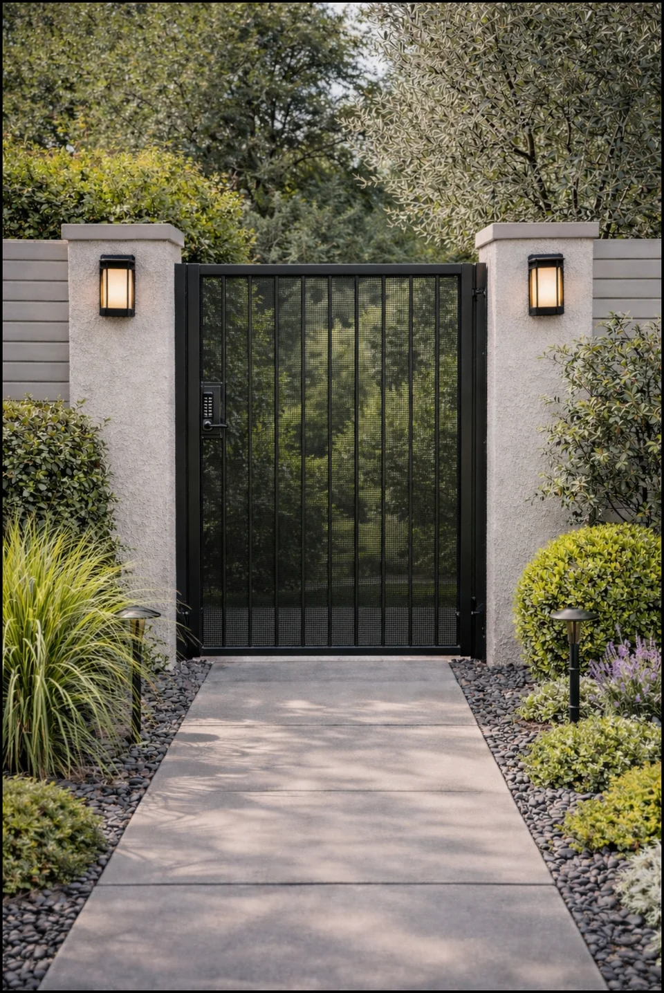 Olson Iron custom iron gate in Las Vegas (643G)