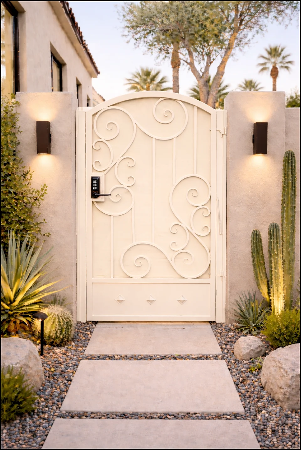 Olson Iron custom iron gate in Las Vegas (650G)
