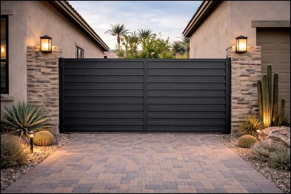Olson Iron custom iron gate in Las Vegas (702G)