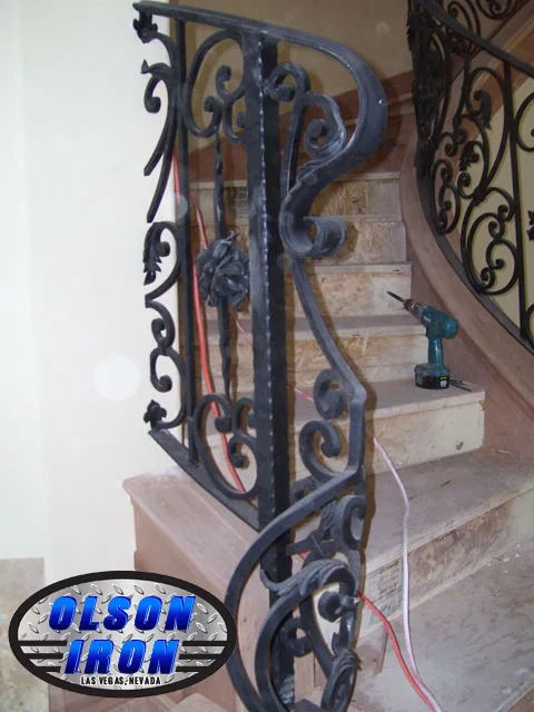 Olson Iron iron railing in Las Vegas