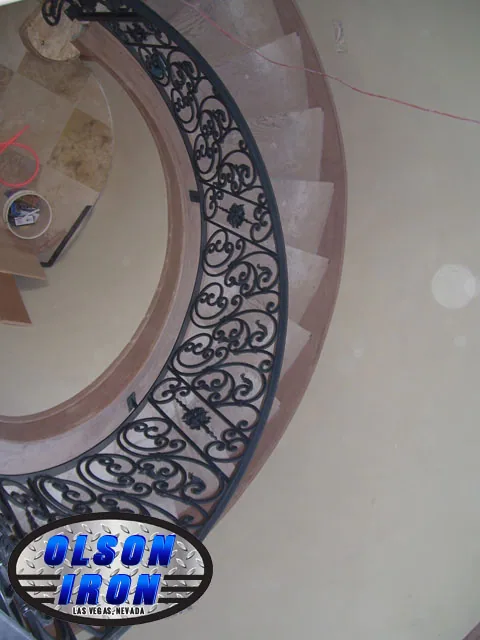 Olson Iron iron railing in Las Vegas
