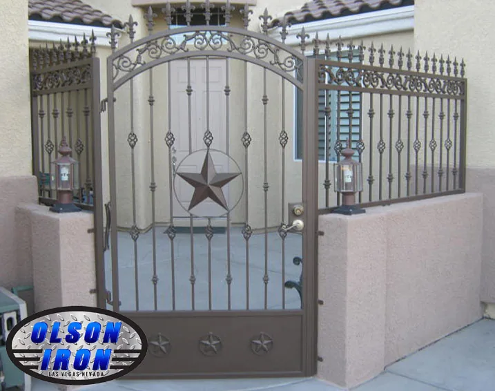 Olson Iron plasma cut iron panel in Las Vegas