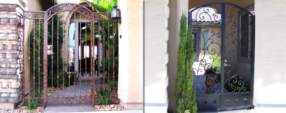 Olson Iron rolling shutter drop shade in Las Vegas