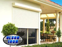 Olson Iron rolling shutter drop shade in Las Vegas