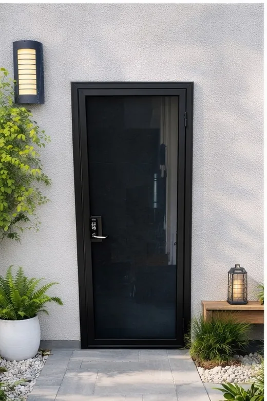 Olson Iron custom security screen door in Las Vegas (402D)