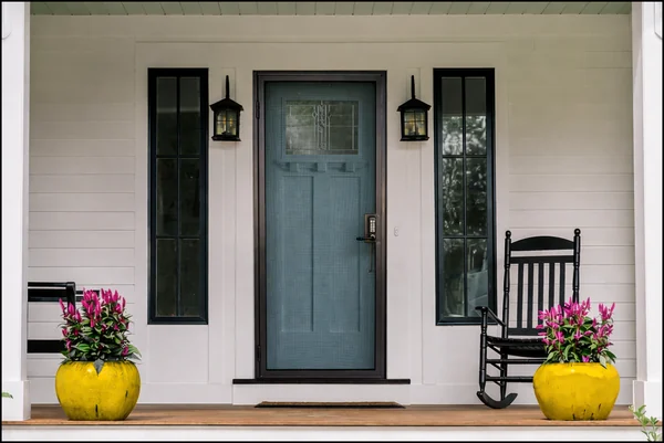 Olson Iron custom security screen door in Las Vegas (121D)